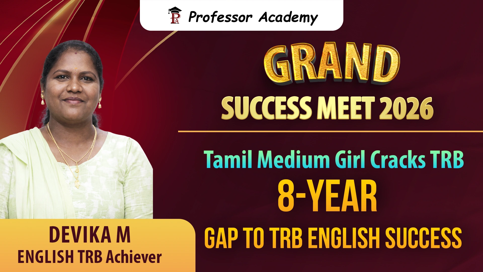 Devika TRB English Success Story