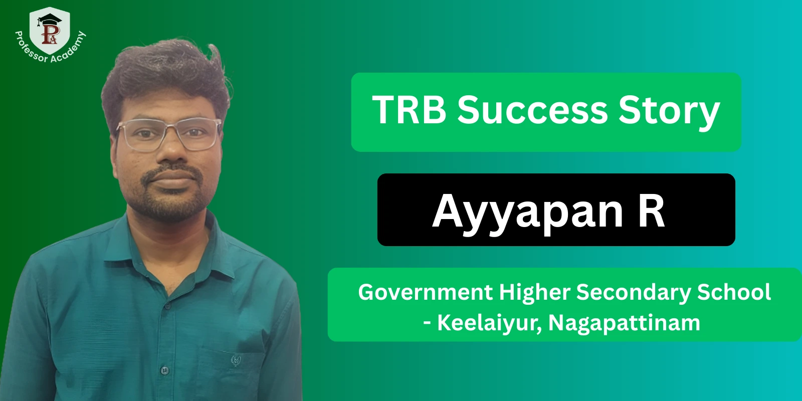 TRB Botany Acheiver - Ayyapan R