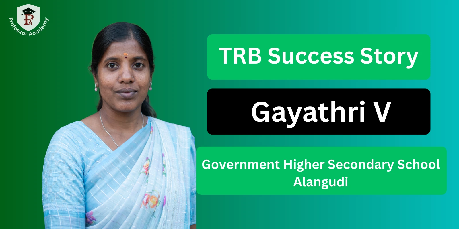 TRB Botany Acheiver - Gayathri V