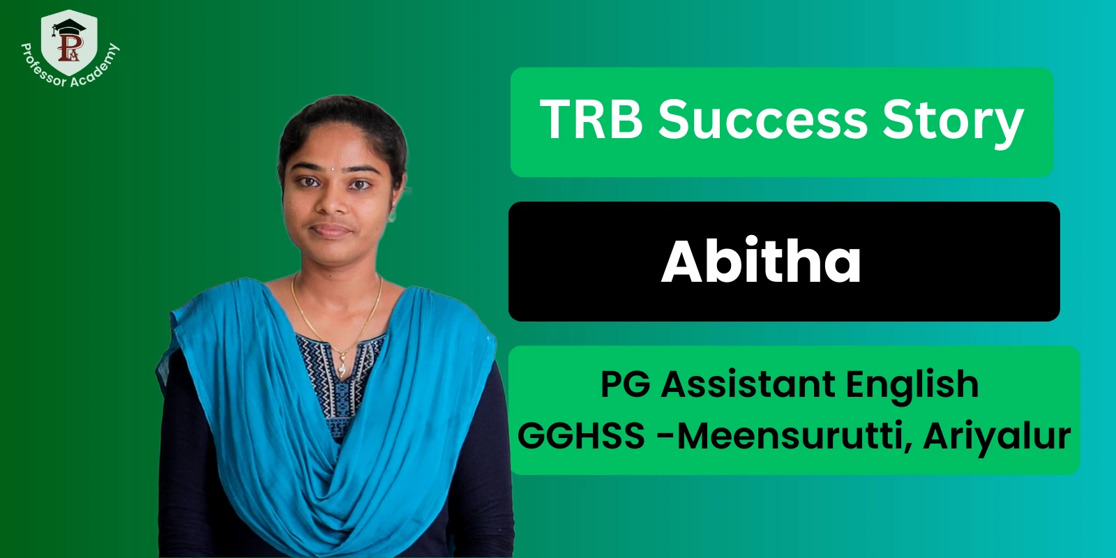 TRB English Achiever- Abitha