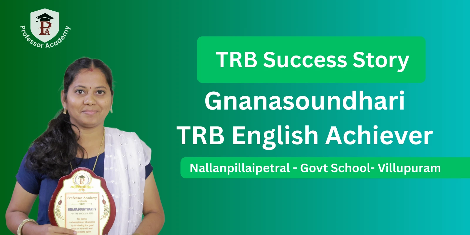 TRB English Acheiver - Gnanasoundhari