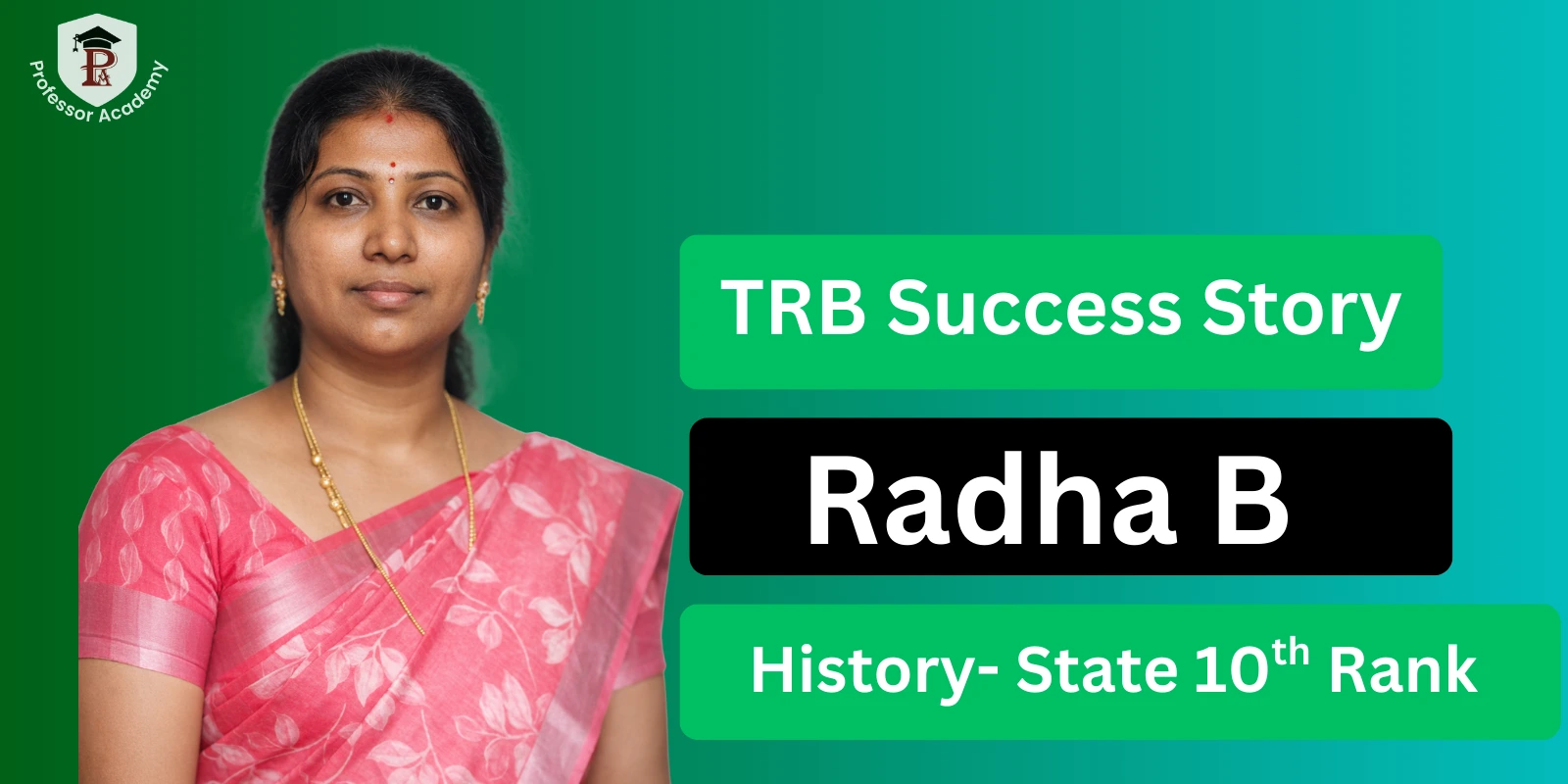 TRB History Acheiver - Radha