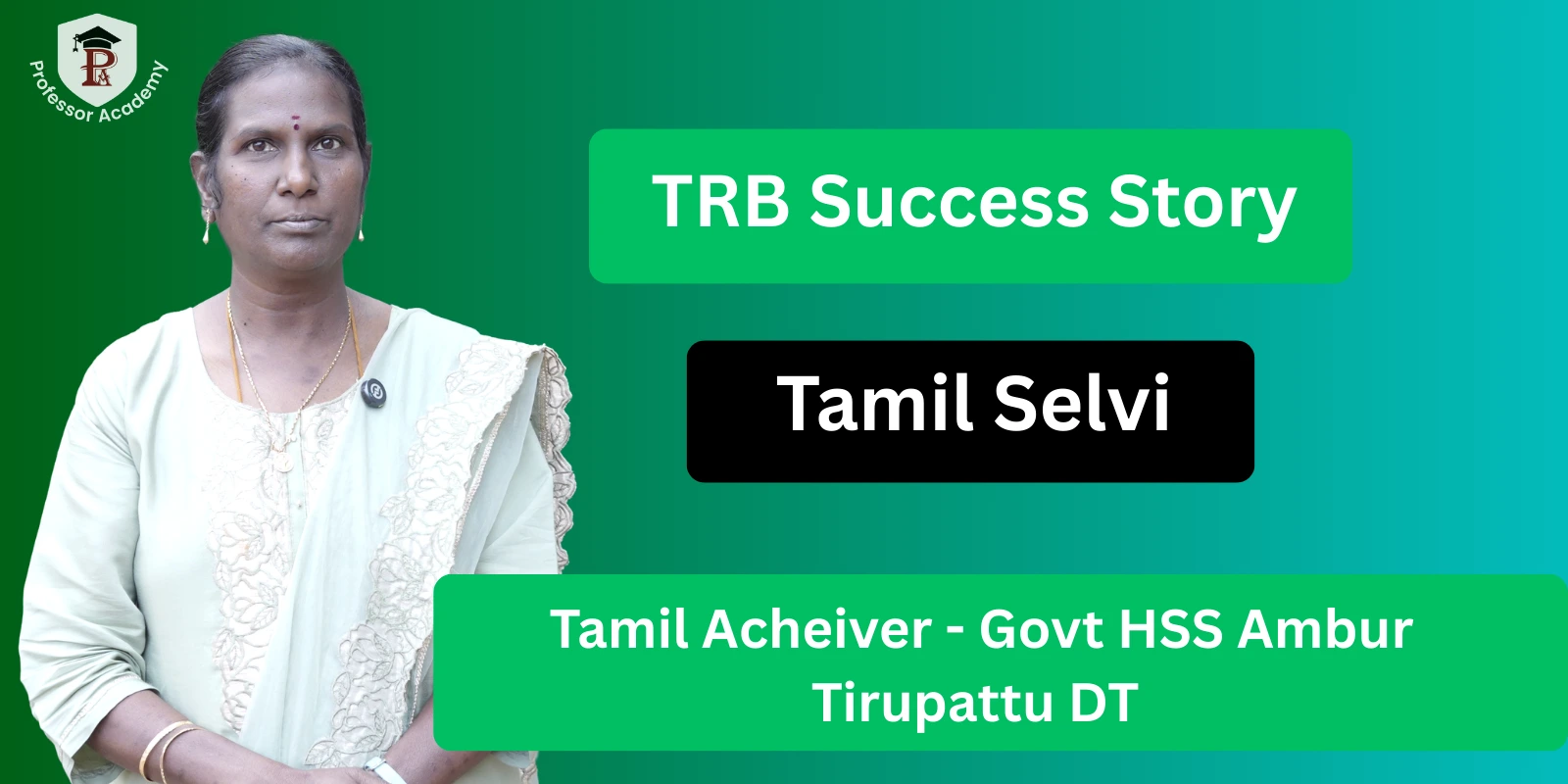 TRB Tamil Success Story