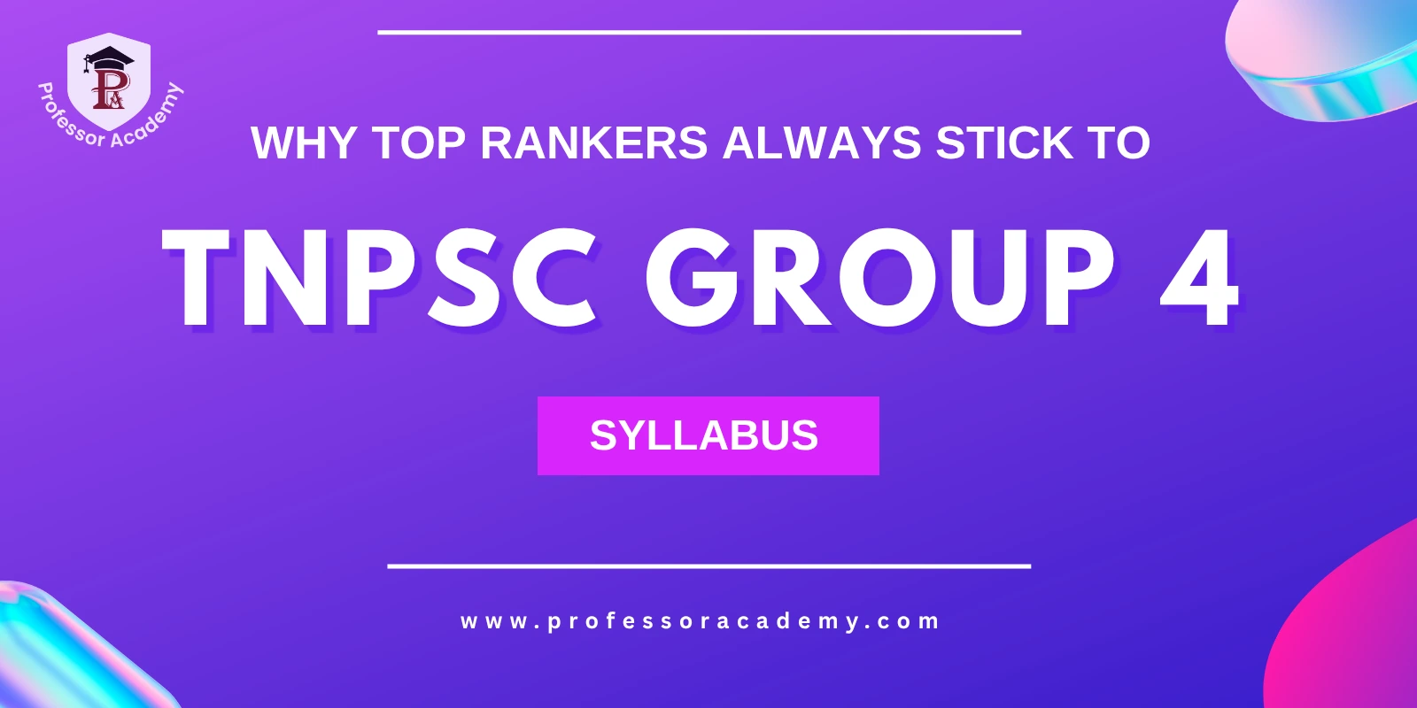 TNPSC Group IV Syllabus