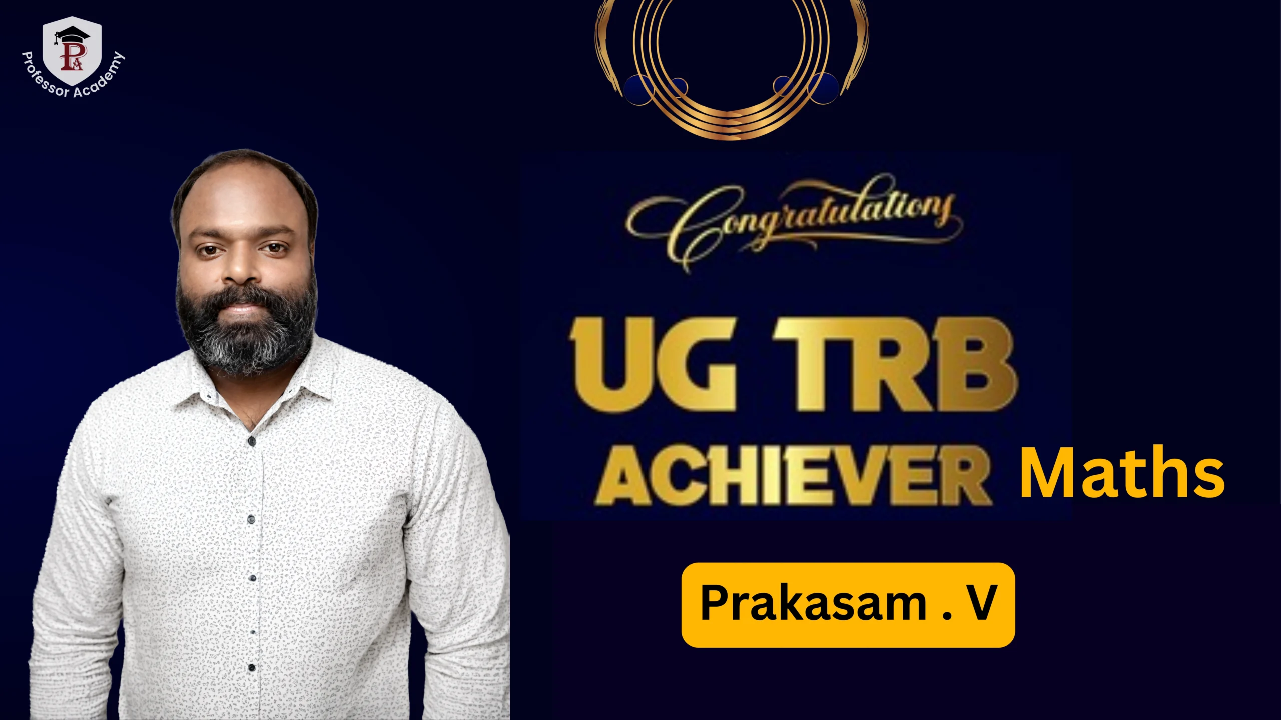 UG TRB Achiever Maths Prakasam V