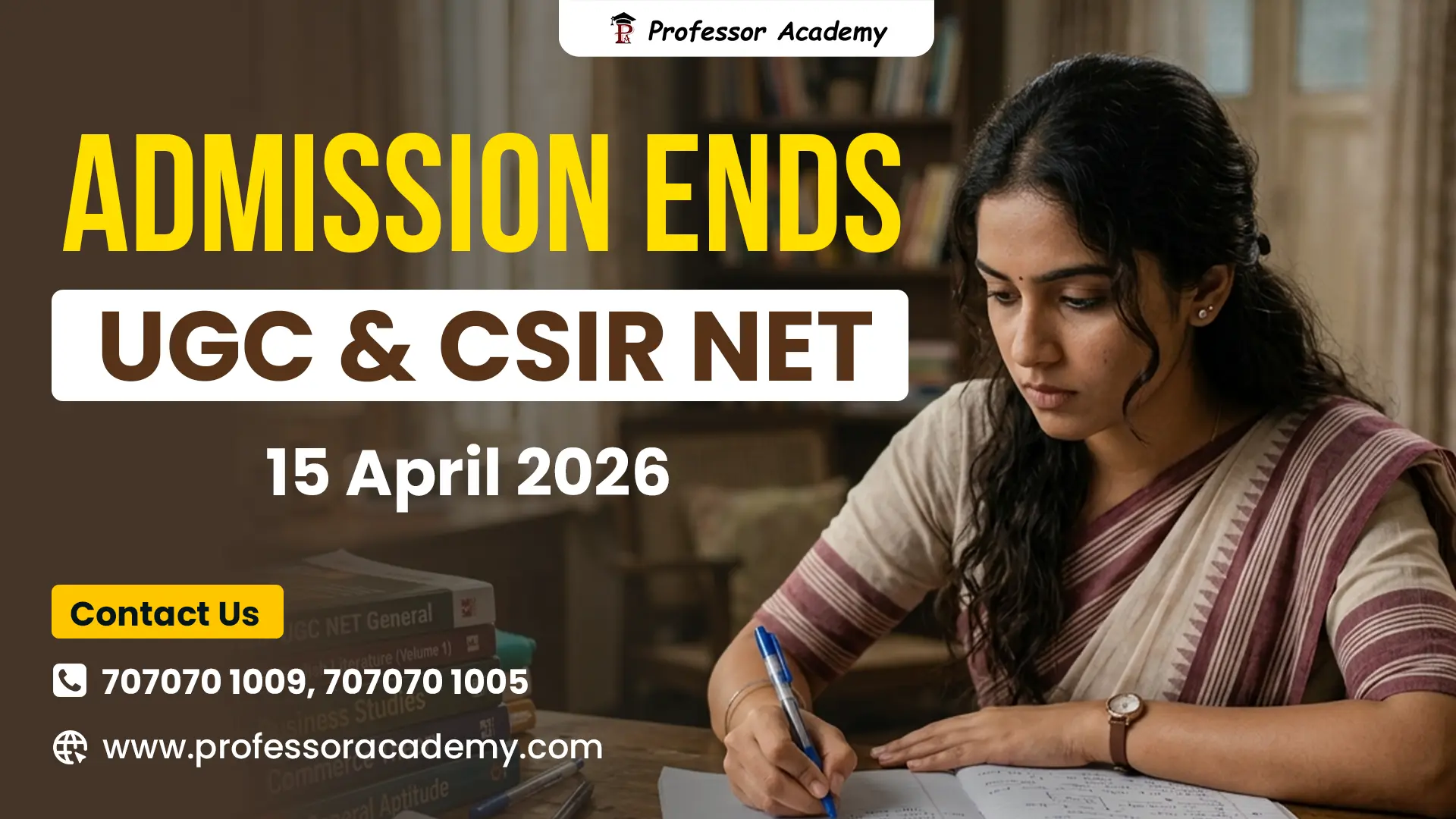 UGC NET and CSIR NET Admission Ends