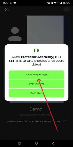 how to attend live class 1