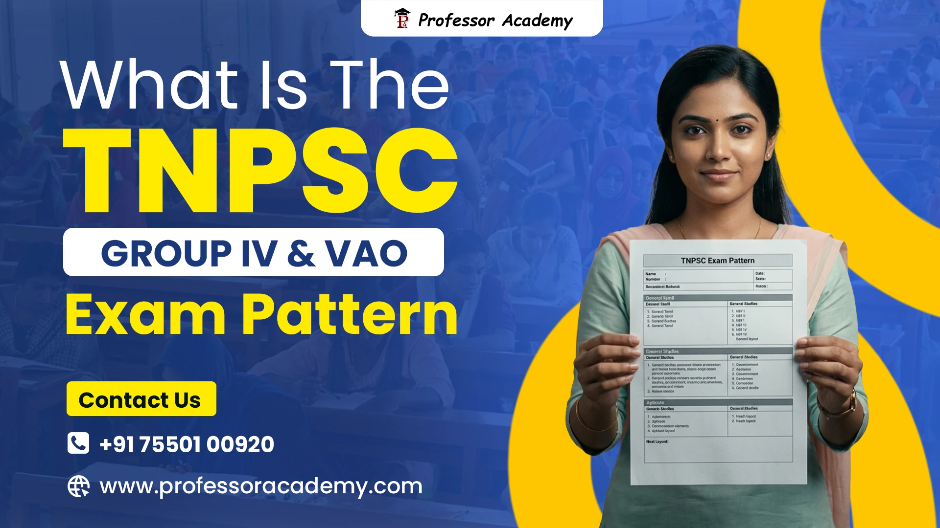 TNPSC Group IV - VAO Exam Pattern
