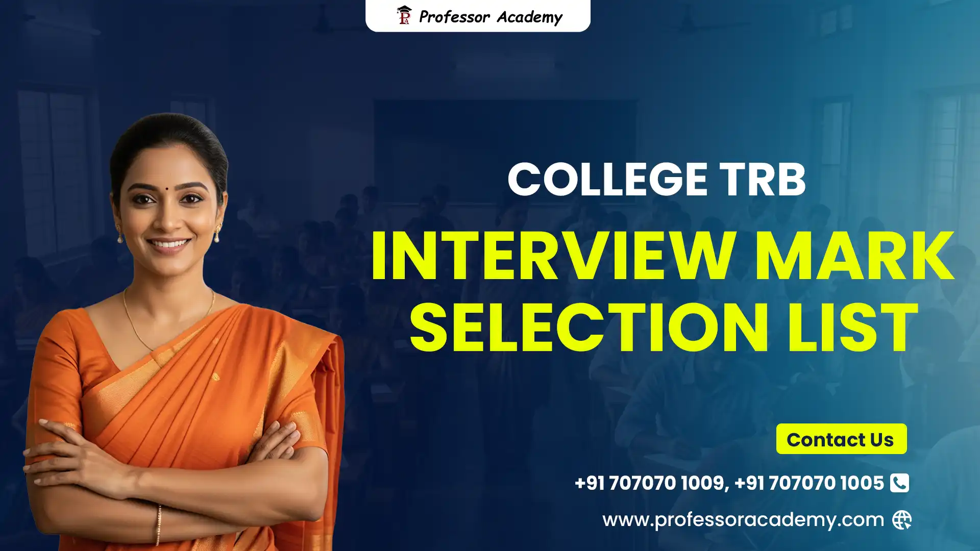 TRB Assistant Professor Result 2026 Interview Marks, Selection List