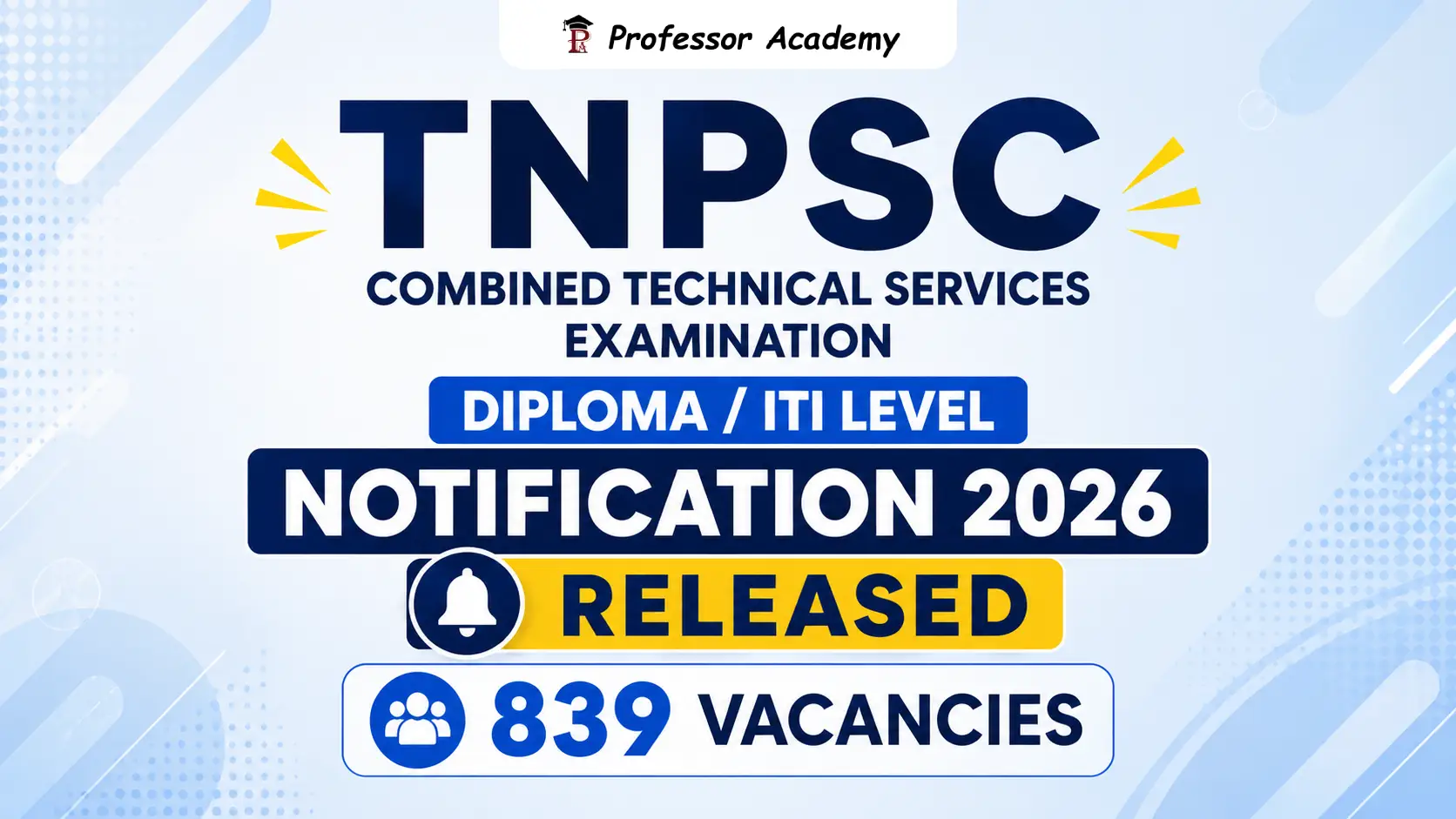 TNPSC CTS Diploma / ITI Level