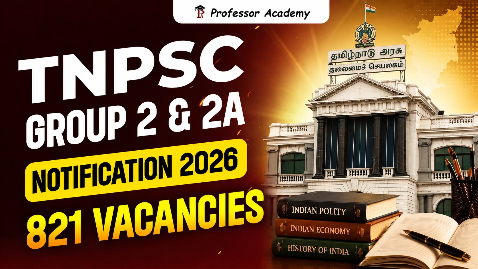 TNPSC Group 2 & 2 A Notification Out 2026