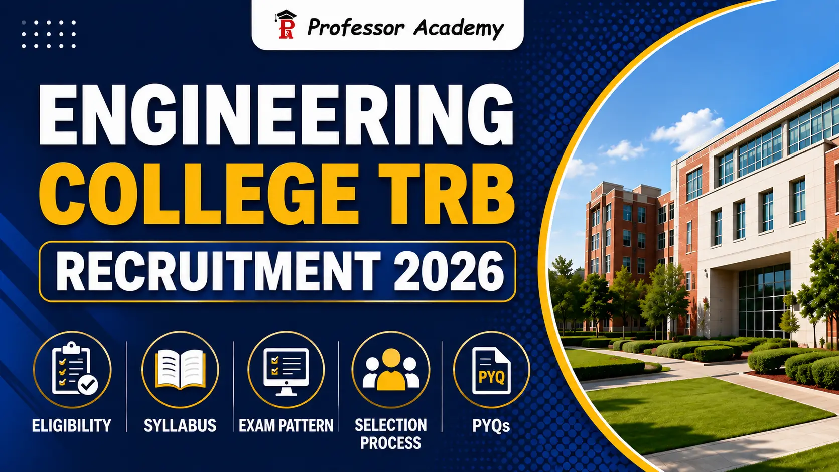 Engineering College TRB Recruitment 2026 Eligibility, Salary, Syllabus, Exam Pattern, PYQs & Selection Process