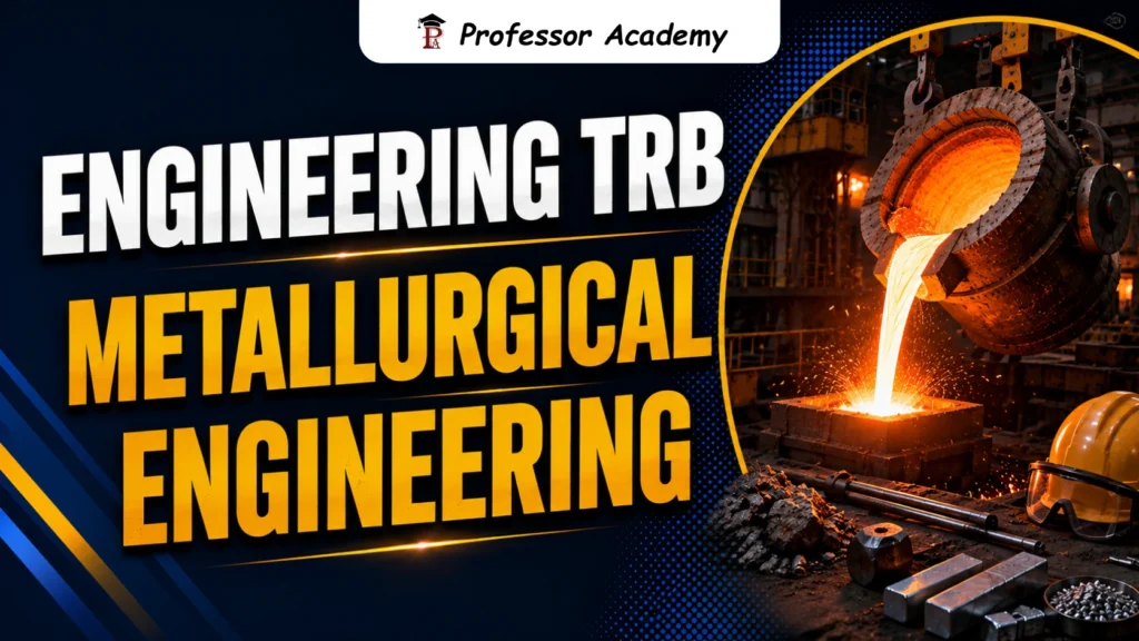 Engineering TRB Metallurgical Engineering Syllabus 2026