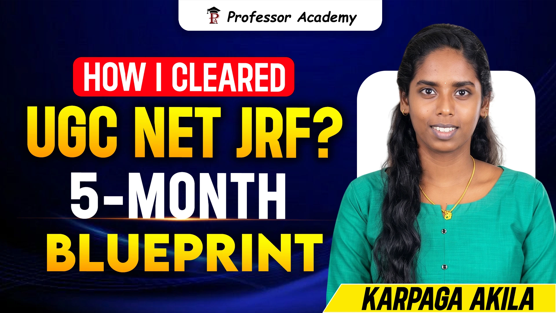 UGC NET Education JRF Success Story – Karpaga Akila Cracked JRF