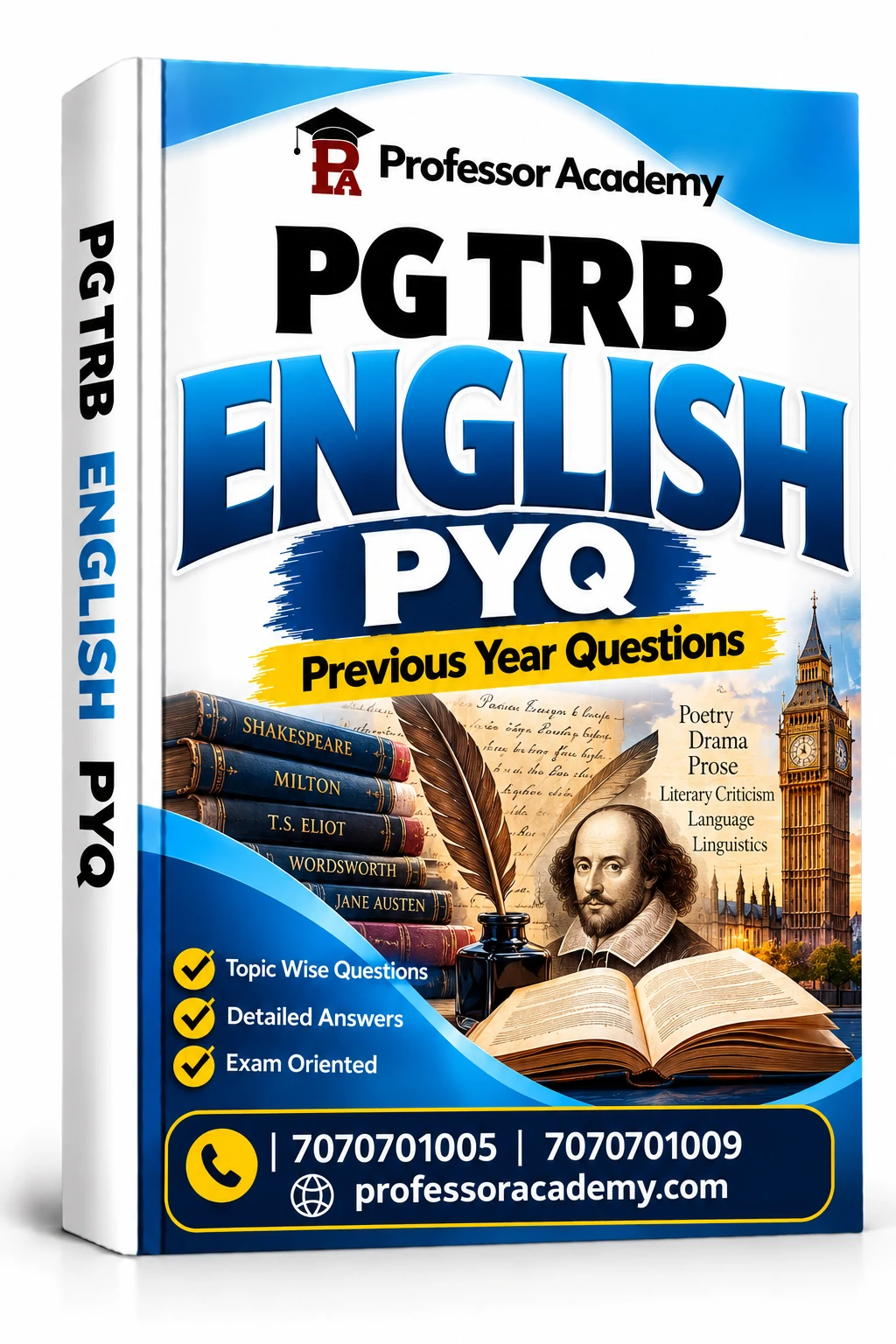 PG TRB English PYQ Book Cover