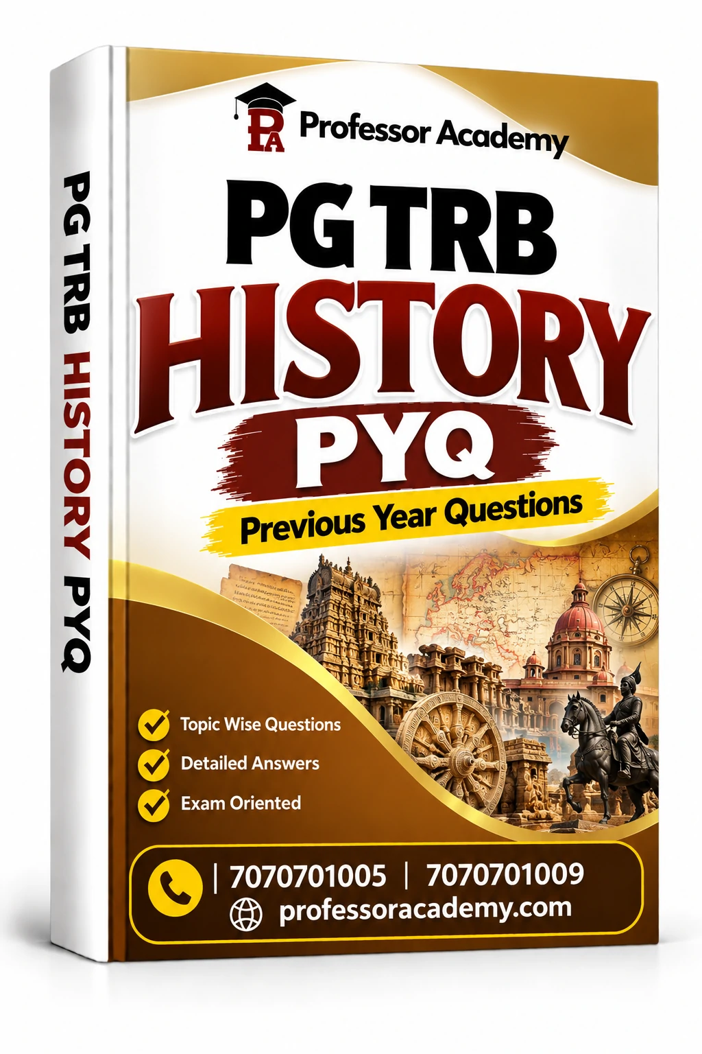PG TRB History PYQ Cover Mockup