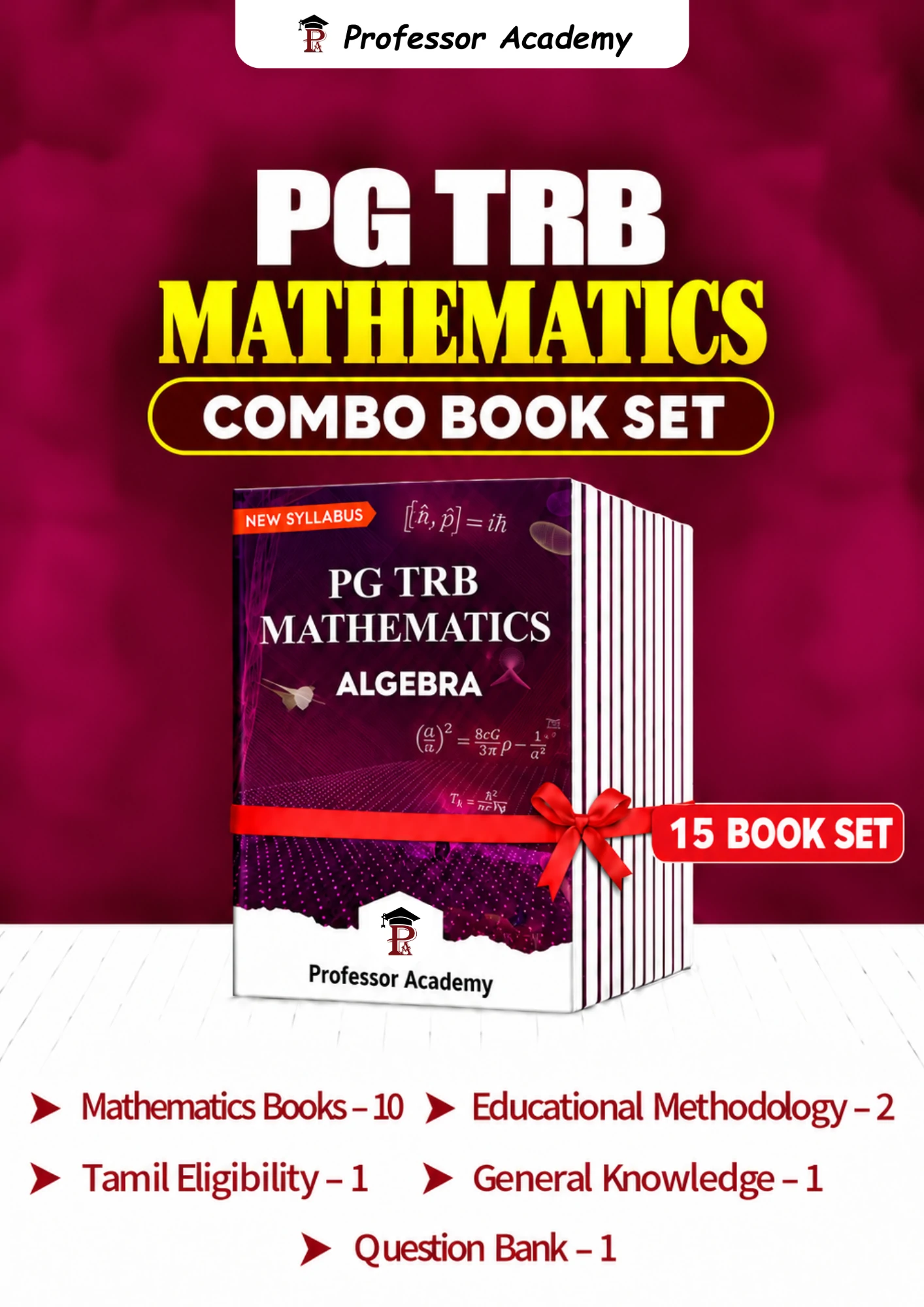PG TRB Mathematics Combo Book Set