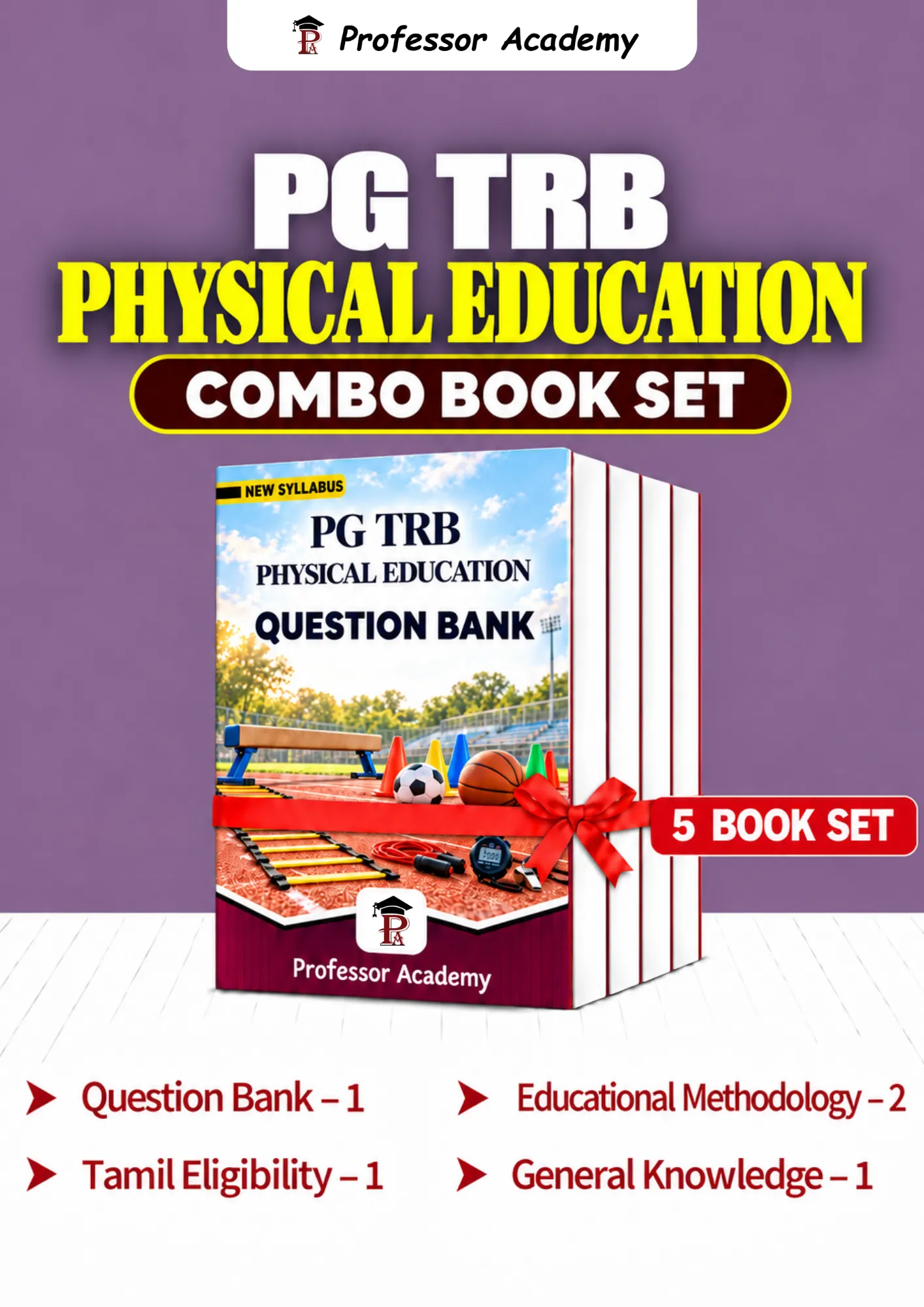 PG TRB Physical Education Combo Book Set
