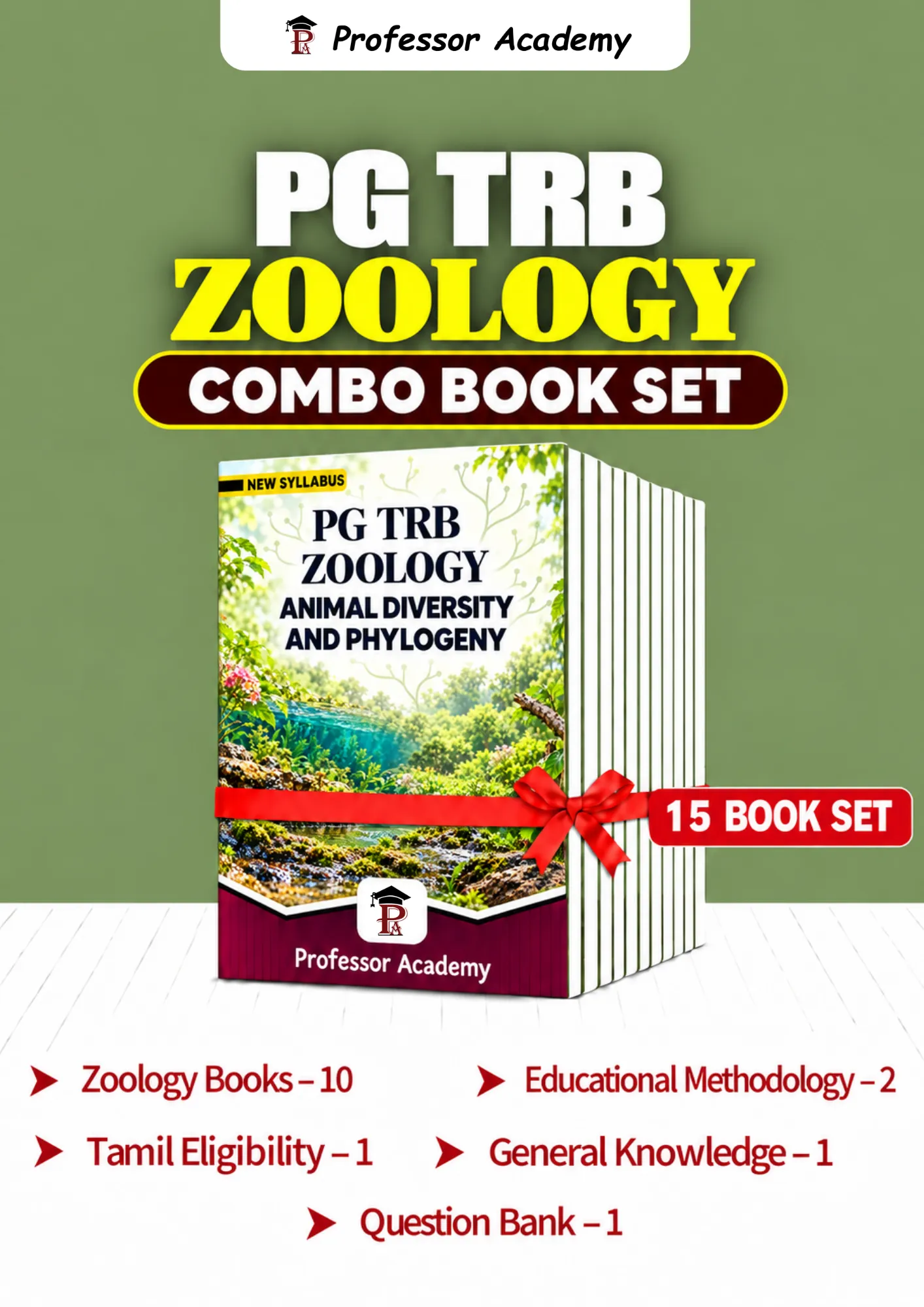 PG TRB Zoology Combo Book Set