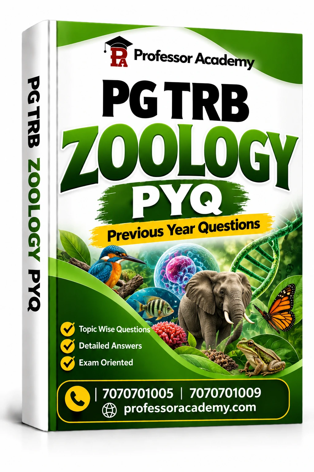 PG TRB Zoology PYQ Cover Mockup