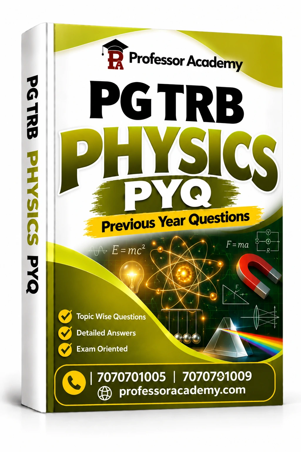 Professor Academy Physics PYQ Cover Mockup