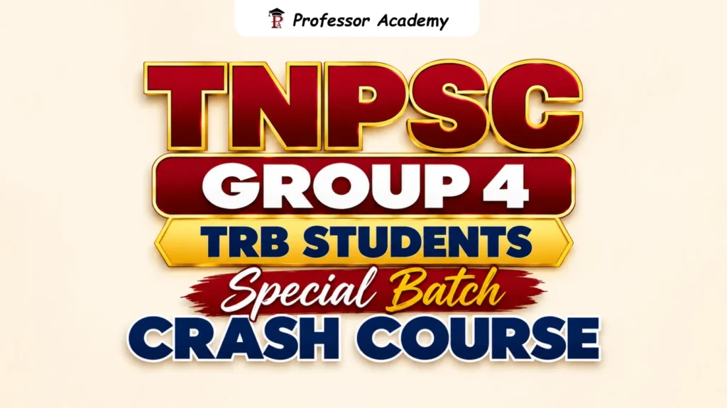 TNPSC Group 4 TRB Speical Batch