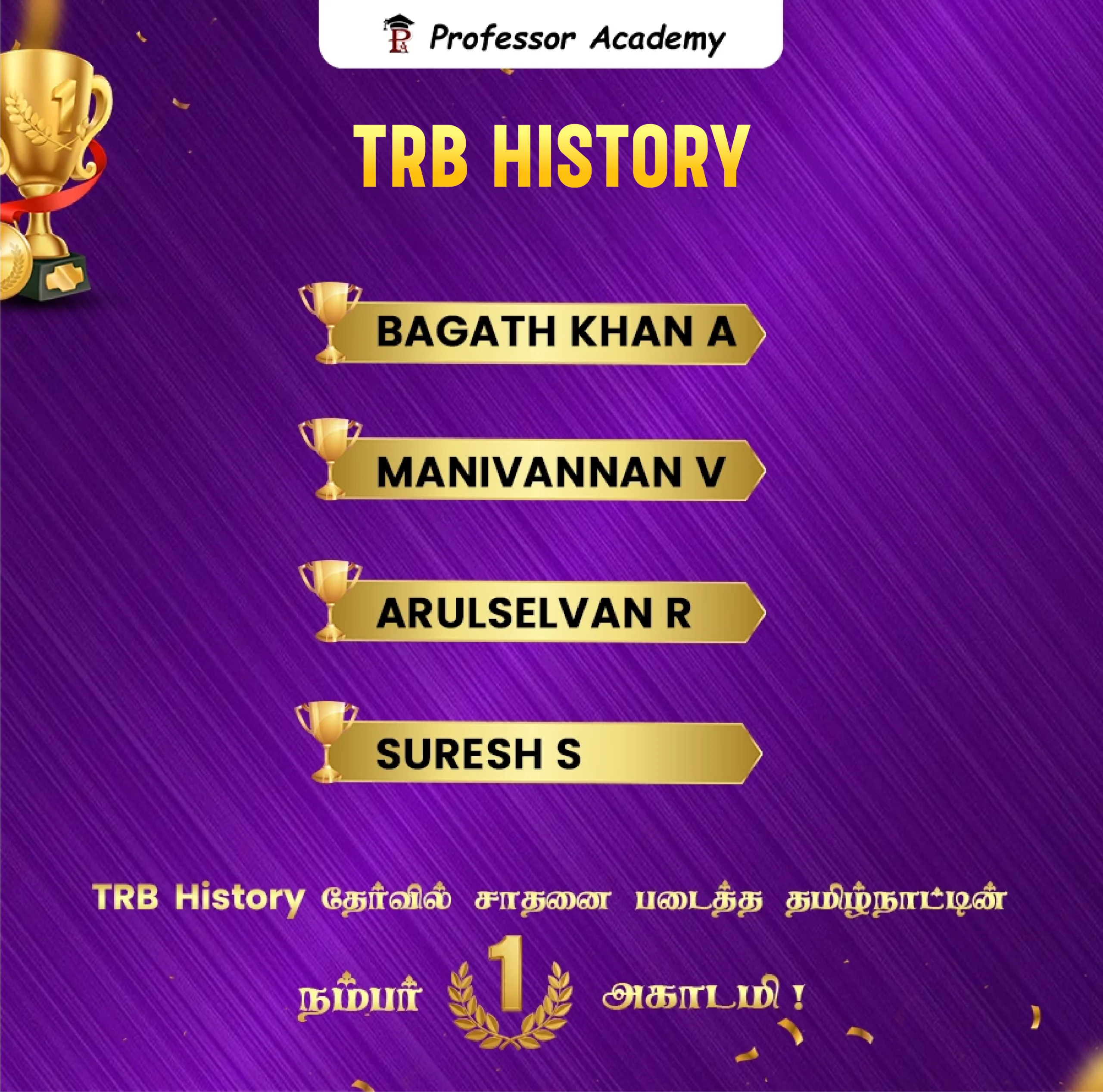 TRB History Achievers Mobile View