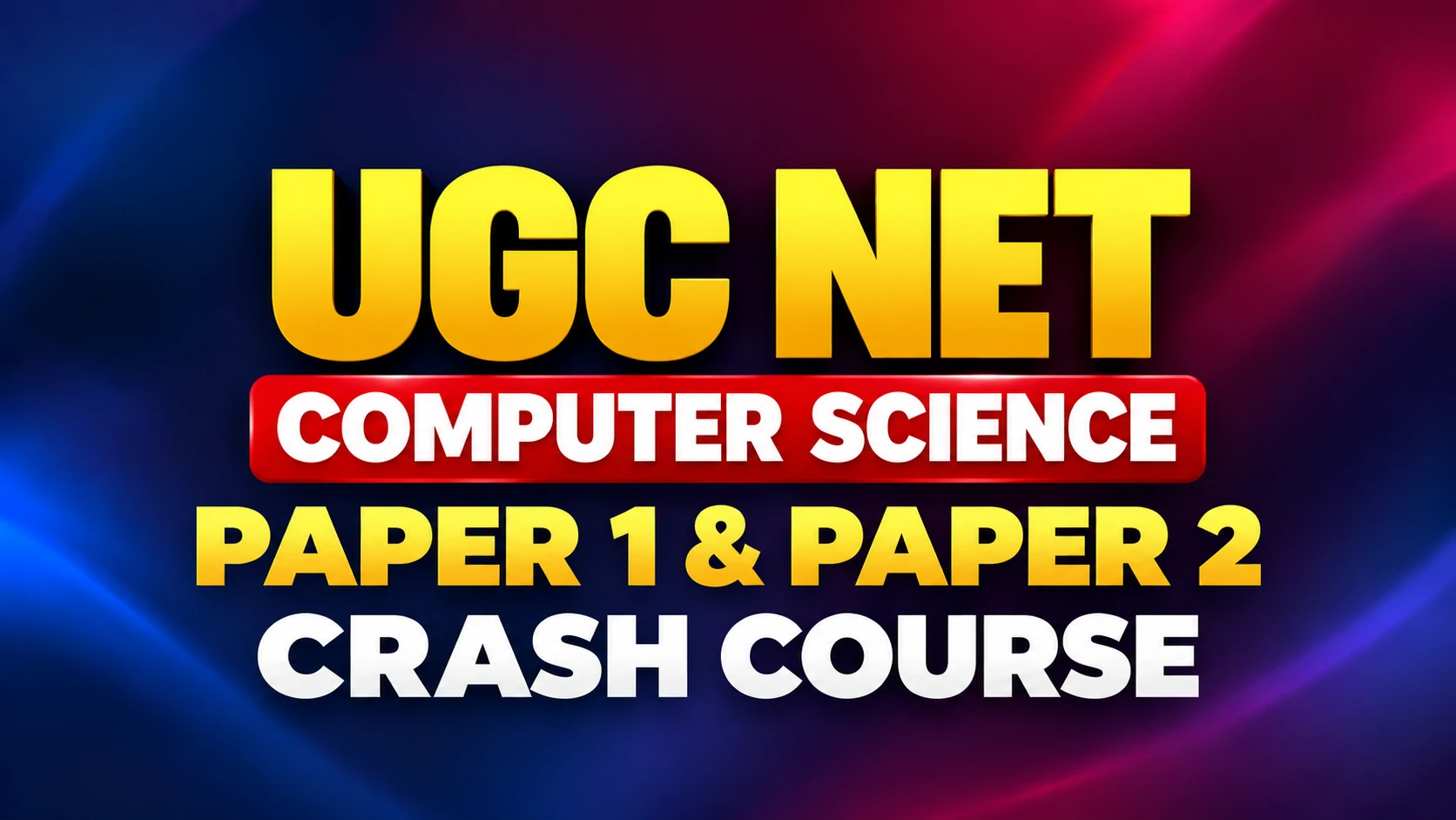 UGC NET Computer Science Crash Course final