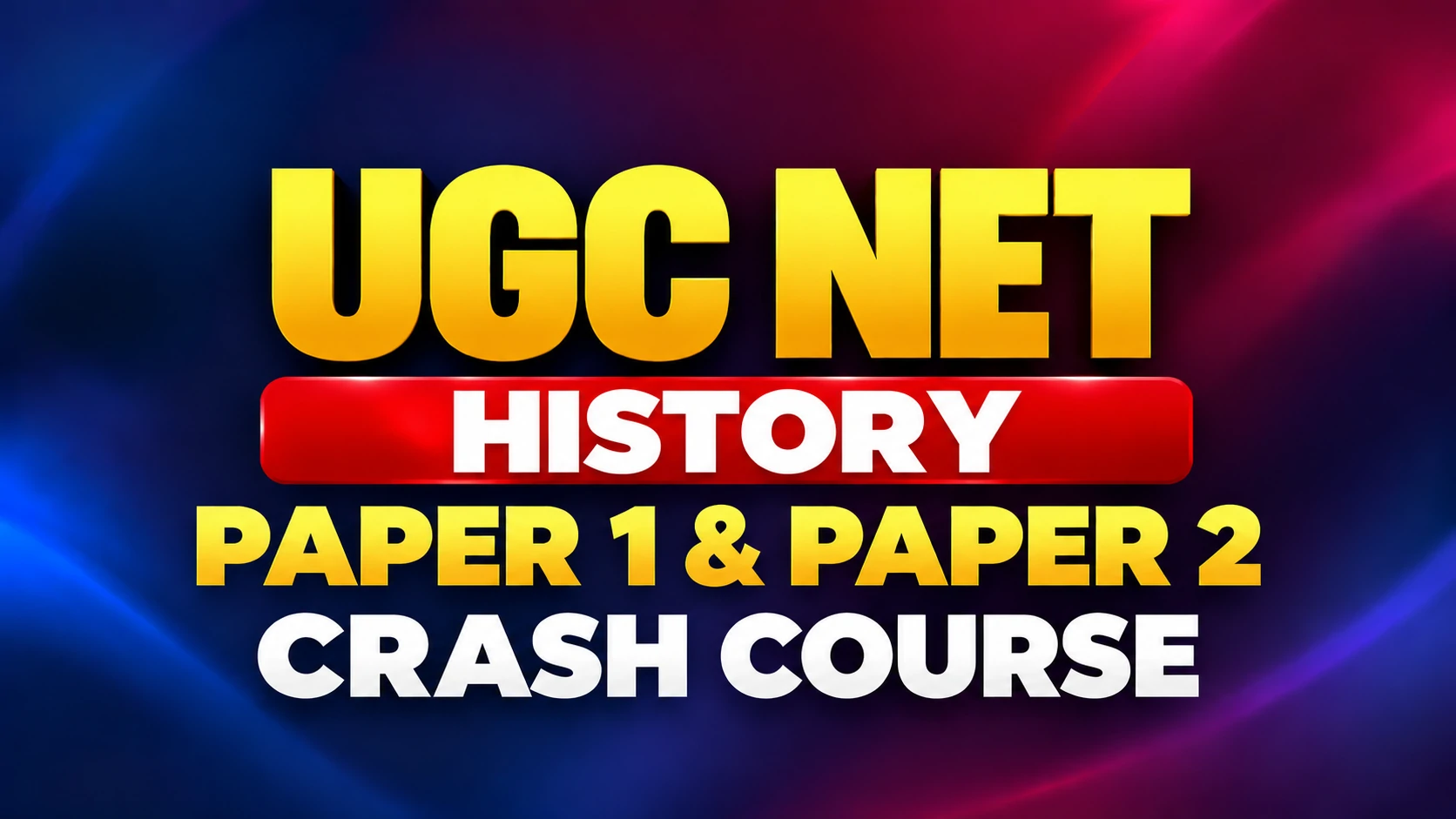 UGC NET History Crash Course final