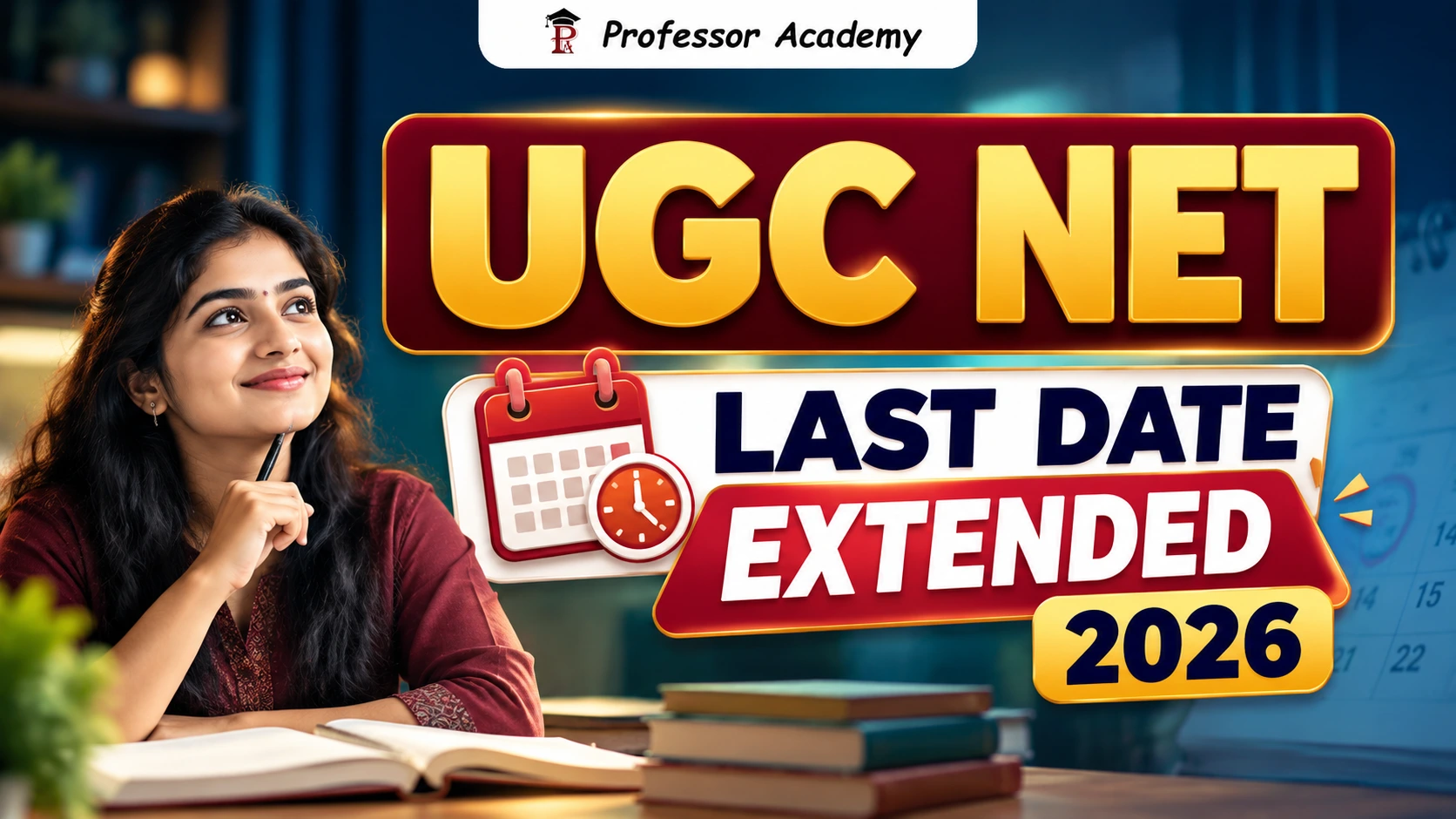 UGC NET Last Date Extended 2026