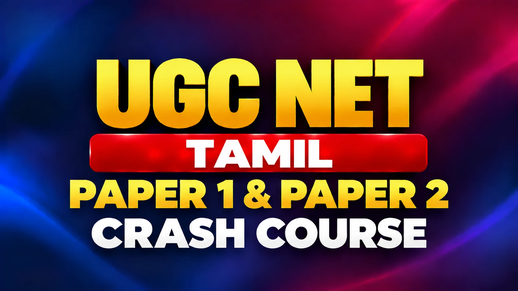 UGC NET Tamil Crash Course final