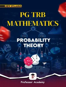 PG TRB Mathematics Unit 10 Probability Theory Book Cover – Professor Academy